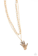 Giving a Hand - Gold - Paparazzi Accessories