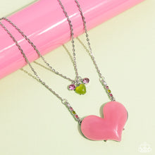 Load image into Gallery viewer, Heart-Racing Recognition - Pink - Paparazzi Accessories