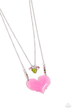 Load image into Gallery viewer, Heart-Racing Recognition - Pink - Paparazzi Accessories