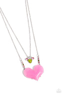 Heart-Racing Recognition - Pink - Paparazzi Accessories