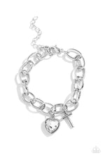 Load image into Gallery viewer, Guess Now Its INITIAL - White - T - Paparazzi Accessories