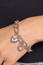 Load image into Gallery viewer, Guess Now Its INITIAL - White - C - Paparazzi Accessories