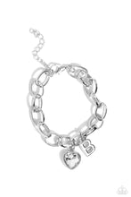Load image into Gallery viewer, Guess Now Its INITIAL - White - B - Paparazzi Accessories