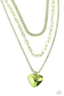 Caring Cascade - Green - Paparazzi Accessories