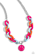 Load image into Gallery viewer, Speed SMILE - Go the Extra SMILE - Pink - Paparazzi Accessories