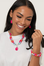Load image into Gallery viewer, Speed SMILE - Go the Extra SMILE - Pink - Paparazzi Accessories