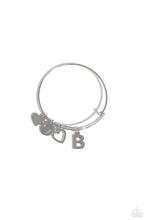 Load image into Gallery viewer, Making It INITIAL - Silver - B - Paparazzi Accessories