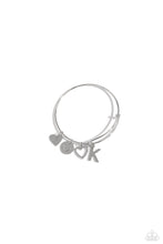 Load image into Gallery viewer, Making It INITIAL - Silver - K - Paparazzi Accessories