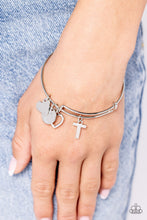 Load image into Gallery viewer, Making It INITIAL - Silver - T - Paparazzi Accessories