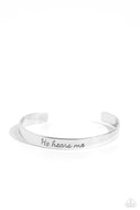 He Hears - Silver - Paparazzi Accessories