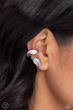 Load image into Gallery viewer, Twisting Teardrop - White - Paparazzi Accessories