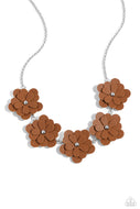Balance of FLOWER - Brown - Paparazzi Accessories