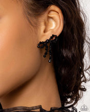 Load image into Gallery viewer, The BOW Must Go On - Black - Paparazzi Accessories