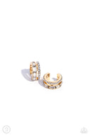 Dont Sweat The Small CUFF - Gold - Paparazzi Accessories