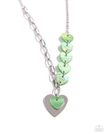 HEART Of The Movement - Green - Paparazzi Accessories