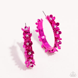 Fashionable Flower Crown - Pink - Paparazzi Accessories