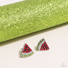 Load image into Gallery viewer, Watermelon Slice - Red - Paparazzi Accessories