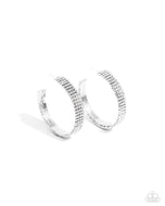 Stacked Symmetry - White - Paparazzi Accessories