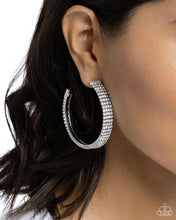 Load image into Gallery viewer, Stacked Symmetry - White - Paparazzi Accessories