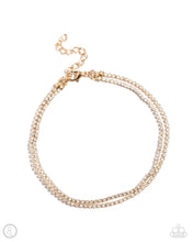 Load image into Gallery viewer, Dainty Declaration - Gold - Paparazzi Accessories