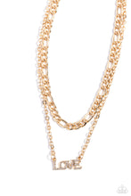 Load image into Gallery viewer, Lovely Layers - Gold - Paparazzi Accessories