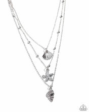 Load image into Gallery viewer, Seashell Sonata - Silver - Paparazzi Accessories