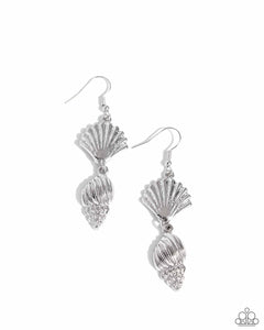 SHELL, I Was In the Area - Silver - Paparazzi Accessories