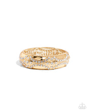 Load image into Gallery viewer, Draped in Decadence - Gold - Paparazzi Accessories