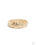 Draped in Decadence - Gold - Paparazzi Accessories