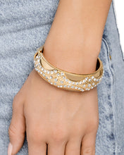 Load image into Gallery viewer, Draped in Decadence - Gold - Paparazzi Accessories