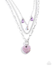 Load image into Gallery viewer, HEART History - Purple - Paparazzi Accessories