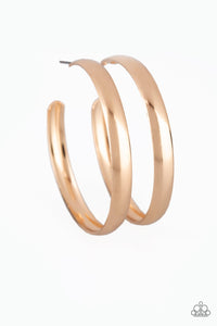 A Double Feature - Gold - Paparazzi Accessories