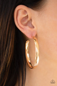 A Double Feature - Gold - Paparazzi Accessories