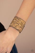 Load image into Gallery viewer, Cork Congo - Brass - Paparazzi Accessories