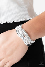Load image into Gallery viewer, Looking For Trouble - White - Paparazzi Accessories