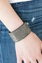 Load image into Gallery viewer, Glitter Gossip - Black - Paparazzi Accessories