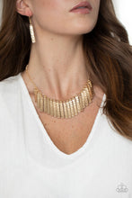 Load image into Gallery viewer, Metallic Muse - Gold - Paparazzi Accessories