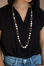 Load image into Gallery viewer, Prized Pearls - Gold - Paparazzi Accessories