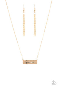 The GLAM-Ma- Gold - Paparazzi Accessories
