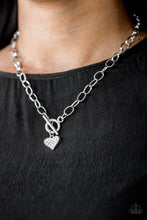 Load image into Gallery viewer, Harvard Hearts - White - Paparazzi Accessories