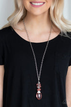 Load image into Gallery viewer, Crystal Cascade - Orange - Paparazzi Accessories