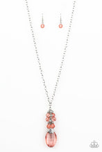 Load image into Gallery viewer, Crystal Cascade - Orange - Paparazzi Accessories