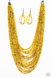 Rio Rainforest - Yellow - Paparazzi Accessories