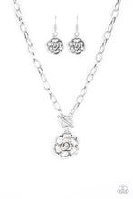 Load image into Gallery viewer, Beautifully In Bloom - Silver - Paparazzi Accessories