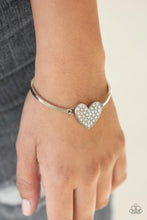 Load image into Gallery viewer, Heart-Stopping Shimmer - White - Paparazzi Accessories