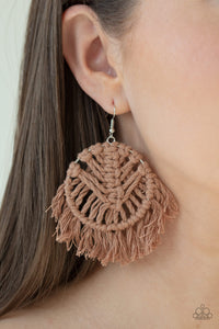 All About MACRAME - Brown - Paparazzi Accessories