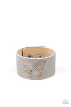Load image into Gallery viewer, Flirty Flutter - Silver - Paparazzi Accessories