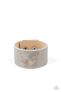 Flirty Flutter - Silver - Paparazzi Accessories