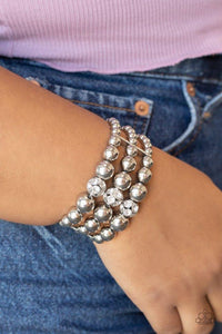 Icing On The Top - White - Paparazzi Accessories
