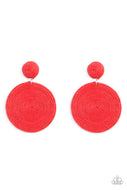 Circulate The Room - Red - Paparazzi Acccessories